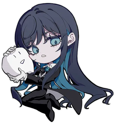 Ado's chibi character from the Doki Doki Secret Base